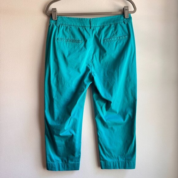 Massimo Dutti Women’s Size 6 Capri Pants Summer Cotton Blend Capri - Fast Ship - Picture 4 of 6